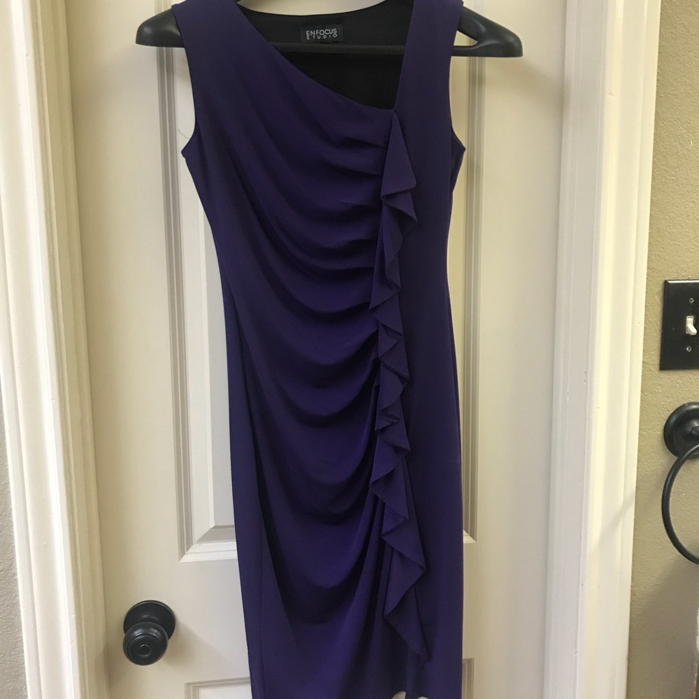 Royal Purple Cocktail Dress